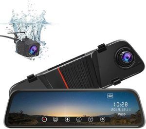 Junsun Mirror Dash Cam Front And Rear